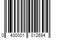 Barcode Image for UPC code 0430001012694