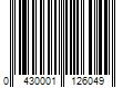 Barcode Image for UPC code 0430001126049