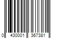 Barcode Image for UPC code 0430001367381