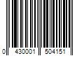 Barcode Image for UPC code 0430001504151