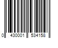 Barcode Image for UPC code 0430001534158