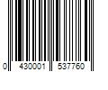 Barcode Image for UPC code 0430001537760