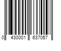 Barcode Image for UPC code 0430001637057