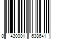 Barcode Image for UPC code 0430001638641