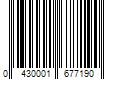 Barcode Image for UPC code 0430001677190