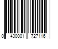 Barcode Image for UPC code 0430001727116