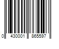 Barcode Image for UPC code 0430001865597