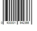 Barcode Image for UPC code 0430001942366