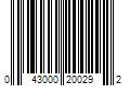 Barcode Image for UPC code 043000200292