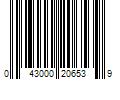 Barcode Image for UPC code 043000206539