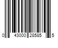 Barcode Image for UPC code 043000285855