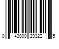 Barcode Image for UPC code 043000293225