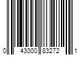 Barcode Image for UPC code 043000832721