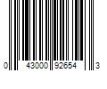 Barcode Image for UPC code 043000926543