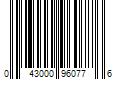 Barcode Image for UPC code 043000960776