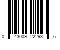 Barcode Image for UPC code 043009222936