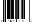 Barcode Image for UPC code 043014141178