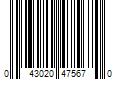 Barcode Image for UPC code 043020475670