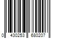 Barcode Image for UPC code 04302536802056