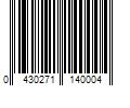 Barcode Image for UPC code 04302711400077