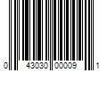 Barcode Image for UPC code 043030000091