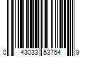 Barcode Image for UPC code 043033537549