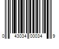 Barcode Image for UPC code 043034000349