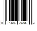 Barcode Image for UPC code 043037000063