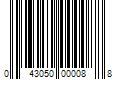 Barcode Image for UPC code 043050000088