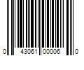 Barcode Image for UPC code 043061000060