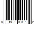 Barcode Image for UPC code 043073000072