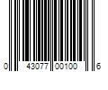 Barcode Image for UPC code 043077001006