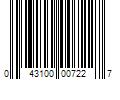 Barcode Image for UPC code 043100007227