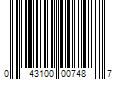 Barcode Image for UPC code 043100007487