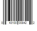 Barcode Image for UPC code 043100008422