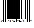 Barcode Image for UPC code 043100092766