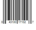 Barcode Image for UPC code 043100171027