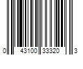 Barcode Image for UPC code 043100333203