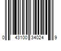 Barcode Image for UPC code 043100340249