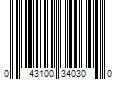 Barcode Image for UPC code 043100340300