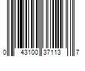 Barcode Image for UPC code 043100371137