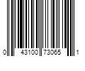 Barcode Image for UPC code 043100730651