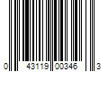 Barcode Image for UPC code 043119003463