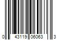 Barcode Image for UPC code 043119060633