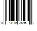 Barcode Image for UPC code 043119060657