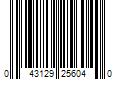 Barcode Image for UPC code 043129256040