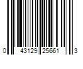 Barcode Image for UPC code 043129256613