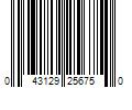 Barcode Image for UPC code 043129256750