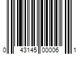 Barcode Image for UPC code 043145000061