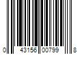 Barcode Image for UPC code 043156007998